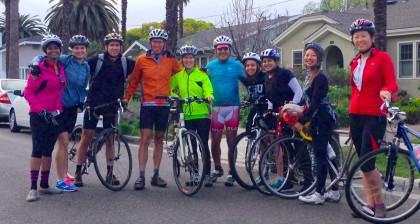 SJSU's Green Ninja Team prepares for this years Climate Ride.