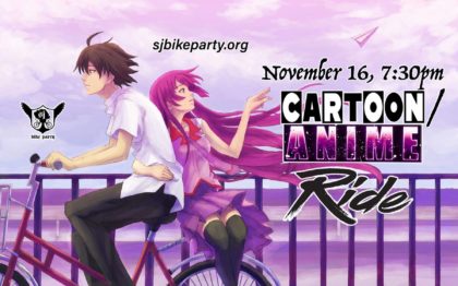 Cartoon/Anime Ride! Nov 16  Cancelled!