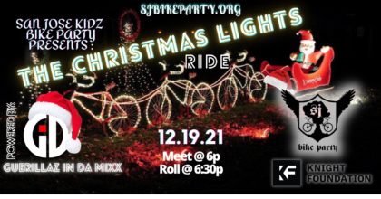 SJBP Kidz Bike Party Holiday Lights Ride 2021