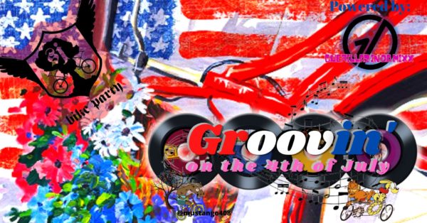 Groovin on the 4th of July: Rose, White & Blue Parade