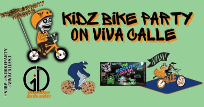 Kidz Bike Party on Viva Calle JUNE 11 2023 “The Monster Mash” edition