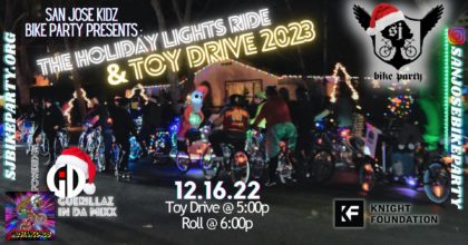 SJBP Kidz Bike Party Holiday Lights Ride & Toy Drive 2023