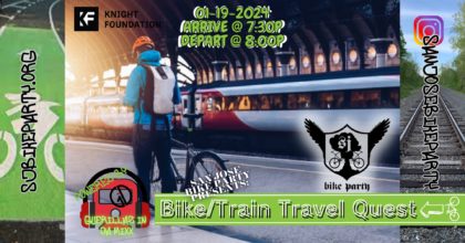 SJBP presents: Bike/Train Travel Quest Ride!