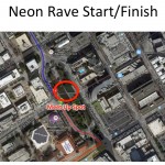 Neon Rave Ride Start Finish Sat