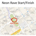 Neon Rave Ride Start Finish Map