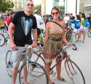 Bike Party Couple