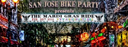 San Jose Bike Party Mardi Gras
