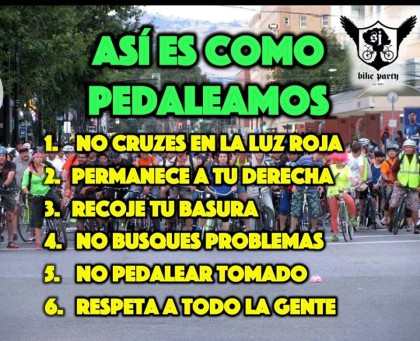 Asi es como pedaleamos