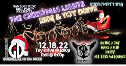 SJBP Kidz Bike Party Holiday Lights Ride & Toy Drive 2022