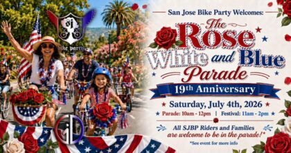 SJBP – The Rose, White & Blue Parade! 🇺🇸🌹🚲